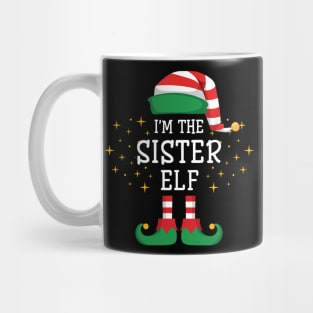 I'm The Sister Elf Matching Family Christmas Pajama Mug